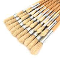 Major Brushes Hog Hair Round Head Paint Brushes Length 215mm (Pack of 30) 028649