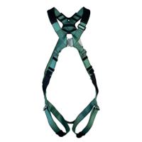 MSA V-Form Full Body Back D-Ring Qwik-Fit Safety Harness Green XS