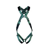 MSA V-Form Full Body Back D-Ring Qwik-Fit Safety Harness Green Standard