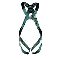 MSA V-Form Full Body Back Chest D-Ring Qwik-Fit Safety Harness Green Standard