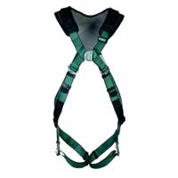 MSA V-Form+ Full Body Back Chest D-Ring Bayonet Safety Harness Green XS