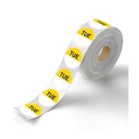 MyCafe Day of Week Food Rotation Label Tuesday Pack of 3500 MYC10610