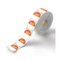 MyCafe Day of Week Food Rotation Label Saturday Pack of 3500 MYC10614