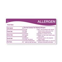 MyCafe Use By Shelf Life Allergen Label 51x101mm Pack of 1000 MYC10628