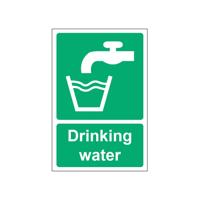 MyCafe Drinking Water Sign Self Adhesive Vnl 100x150 MYC10704