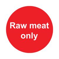 MyCafe Raw Meat Sign Self Adhesive Vnl 100x100 MYC10706