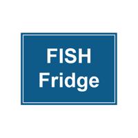MyCafe Fish Fridge Sign Self Adhesive Vnl 150x200 MYC10710