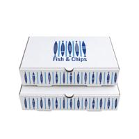 MyCafe Fish and Chip Box Large Pack of 100 MYC10953