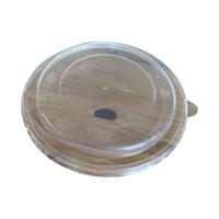 MyCafe Round rPet Lid for 1300ml Bowls Pack of 300 MYC11405