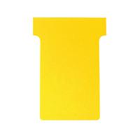 Nobo T-Card Size 2 48 x 85mm Yellow (100 Pack) 2002004