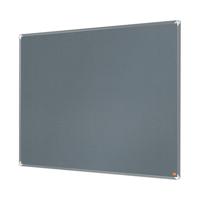 Nobo Premium Plus Felt Notice Board 600 x 450mm Grey 1915194