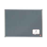 Nobo Essence Felt Notice Board 600 x 450mm Grey 1915204