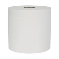 Raphael 1-Ply Roll Towel 200mm x 200m White (Pack of 6) RT1W200RDS