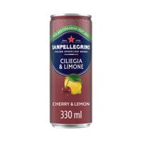 San Pellegrino Cherry + Lemon 330ml Can Pack of 24 12624944