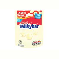 Nestle Milkybar White Chocolate Giant Buttons Sharing Bag 94g 12558513