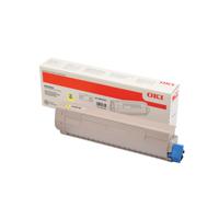 Oki C833 10K Toner Cartridge High Yield Yellow 46443101