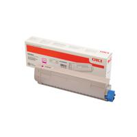 Oki C833 10K Toner Cartridge High Yield Magenta 46443102