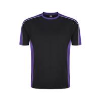 ORN Avocet Unisex Wicking T-Shirt Black/Purple 5XL 1008.BKPU.5XL