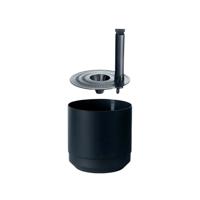Paulina Self Watering Pot 30cm Black 48565