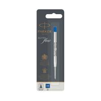 Parker Quink Ballpoint Pen Refill Medium Blue Blister (Pack of 12) S0909580