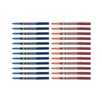 Pilot V7 Hi-Tecpoint Rollerball Buy 12 Blu Pens Get 12 V7 Red Pens FOC