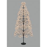 Gold Micro LED Firework Tree 1.8m Black Frame XH10004