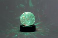 Desktop LED Light Up Glitter Ball Mood Light 100mm Battery Operated SWGB