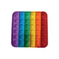 Pop Fidget Pad Square Multicoloured 125x125x10mm POPSQM