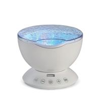Ocean Wave Projector Lamp White SOWPM