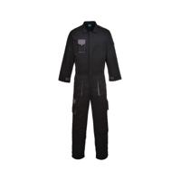 Portwest Texo Contrast Coverall Black Large TX15BKRL