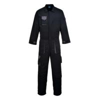 Portwest Texo Contrast Coverall Black Medium TX15BKRM