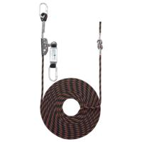 Portwest 10m Rope Guided Fall Arrest Black/Orange FP90K1R