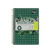 Pukka Pad Recycled Ruled Wirebound Notebook 110 Pages A5 (3 Pack) RCA5110