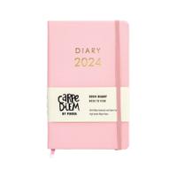 Pukka Pad Carpe Diem 2024 Diary Softcover 130x210mm Pink 9807-CD