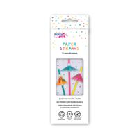 Pukka Party Umbrella Drinking Straws Assorted (Pack of 12) PTY579