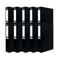 Pukka Brights Box File Foolscap Black (10 Pack) BR-7773