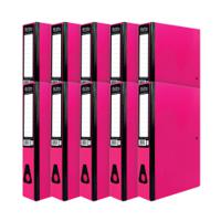 Pukka Brights Box File Foolscap Pink (10 Pack) BR-7780