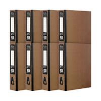 Pukka Recycled Box File Foolscap Kraft (Pack of 8) RF-9487