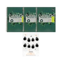 Pukka Pad Recycled Wirebound Pad A4 Pack of 3 + FOC Spider Garland