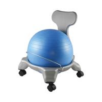 Balance Ball Fit Chair Junior 470x500x590mm Blue/Silver FT-08206-JNR
