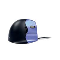 BakkerElkhuizen Evoluent 4 Small Wired Right Handed Vertical Mouse Black/Purple BNEEVR4S