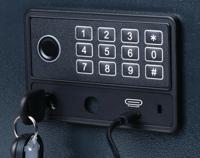 Pavo High Security Advanced Steel Key Cabinet 50 Key Capacity Dark Grey DFLHPA531