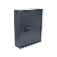 Pavo High Security Advanced Steel Key Cabinet 100 Key Capacity Dark Grey DF77301