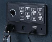 Pavo High Security Smart Steel Key Cabinet 50 Key Capacity Dark Grey DF70401