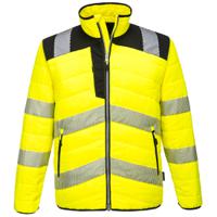 Portwest PW3 Hi Vis Baffle Jacket L Yellow/Blk