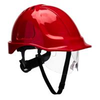 Portwest Endurance Visor Helmet Red