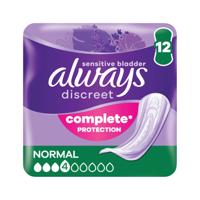 Always Discreet Pads Normal Pack of 12 74682
