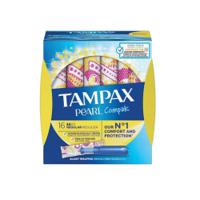 Tampax Compak Pearl Regular Applicator Tampons Boxed x16 (Pack of 4) C006298