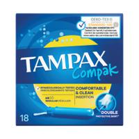 Tampax Compact Regular Applicator Tampons Box x18 (Pack of 6) 57763