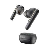 Poly Voyager Free 60+ UC Carbon Black Earbuds +BT700 USB-A Adapter +Touchscreen Charge Case 7Y8G3AA